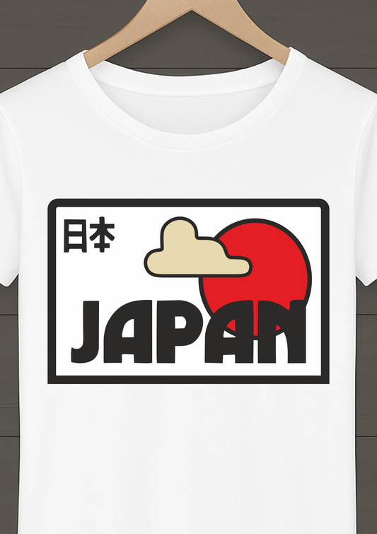 Herren Tshirt aus Baumwolle mit apan Design