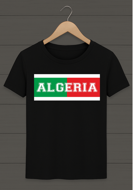 T-Shirt „ALGERIA“ – Baumwollshirt mit DTF-Druck