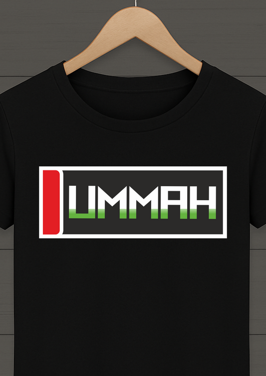 T-Shirt „UMMAH“ – Baumwollshirt mit DTF-Druck