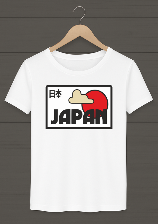 Herren Tshirt aus Baumwolle mit apan Design